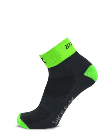 Ponožky BIKERS zelená velikost 35-38